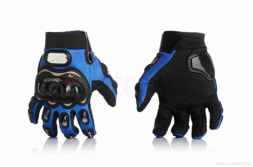 Рукавички мото "PRO BIKER" #MCS-01, XL, сині, QT-010893