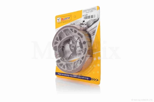 Колодки гальмівні (барабан) GY6 10/12", LEAD, Delta пряма пружина "LAONIU", QT-011025