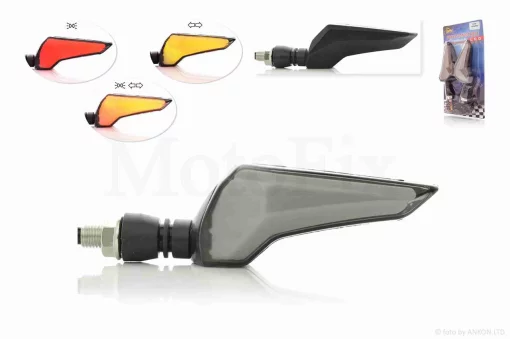 Повороти діодні пара #D-137 гнучка ніжка, з габаритом, QT-011222