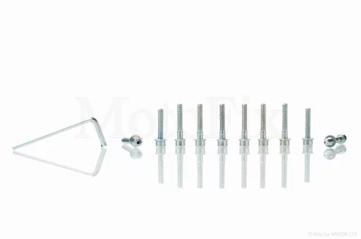 Болти кришки варіатора к-кт GY6 150 10" (9шт, під шестигранник) "UA ZMZ" ( ключ), QT-006773