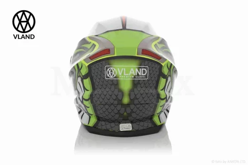 Шолом інтеграл "VLAND" #M62-Dino зелений, L, QT-028753