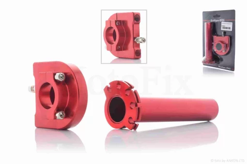 Ручка газу короткохідна червона, QT-006957