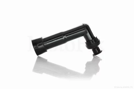 Насвечник мото угол 90, текстолит, длинный (черный), QT-023759