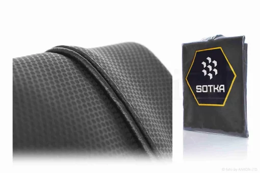 Чехол сиденья MALAGUTI FIREFOX F15 (1995-2000) черный, черный кант "SOTKA" (класс А), QT-029038