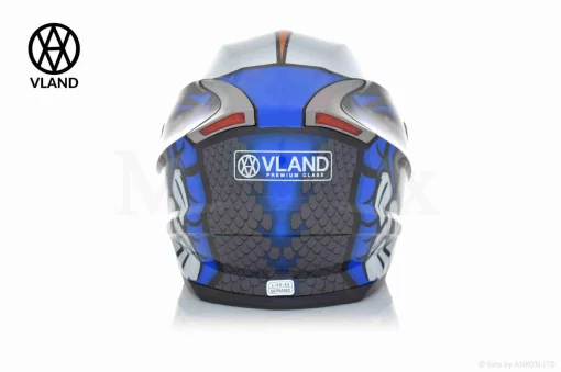 Шолом інтеграл "VLAND" #M62-Dino синій, M, QT-028906