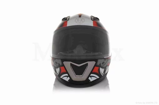 Шолом інтеграл "VLAND" #M62-Dino червоний, L, QT-028909