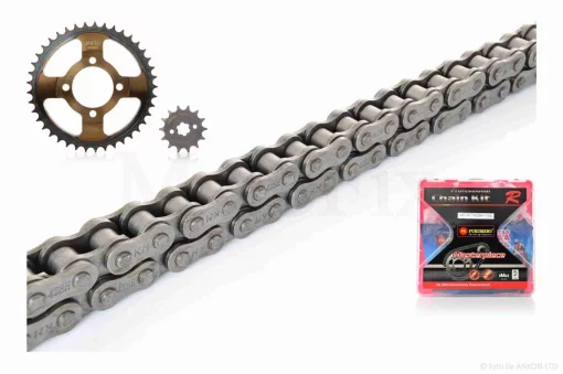 Звезды трансмиссии пара Delta 428H-14/41 +цепь 116L "FUKUMERU", QT-006627