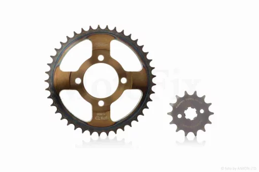 Звезды трансмиссии пара Delta 428H-14/41 +цепь 116L "FUKUMERU", QT-006627