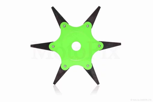 Нож сегментный косы 6T каленый +воронение (зеленый), QT-018734