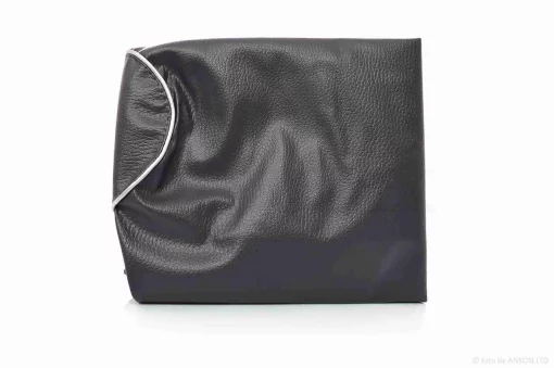 Чехол сиденья BWS MBK BOOSTER (L55cm) темно-серый, серебристый кант "JD"_, QT-020877