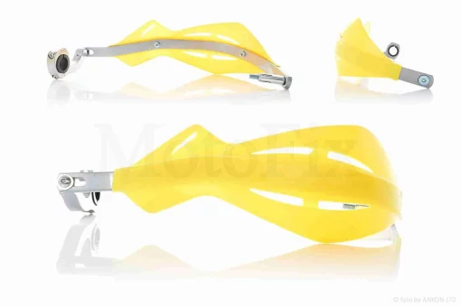 Захист рук на кермо (пара) мото #14 "FHS" (жовтий), QT-012209