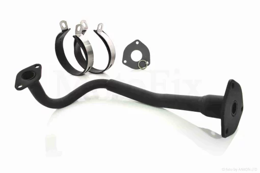 Коліно глушника GY6 50 +прокладки, хомути глушника "LIPAI", QT-024567