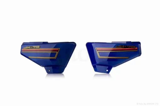 Пластик Alpha, бічна пара на бардачок, синя, QT-012268