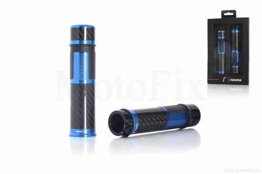 Грипси (ручки керма) універсальні "RIZOMA" #HP12 (алюміній +карбон), QT-029404