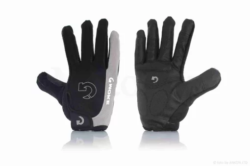 Перчатки вело "MOKE" L, черные, QT-030264