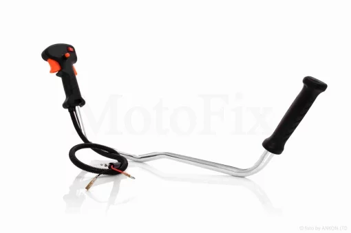 Ручка руля косы правая (газа) +руль (узкая клавиша) (пара), QT-019634