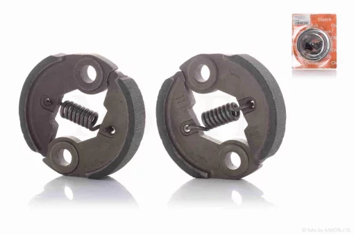 Колодки зчеплення коси D40.5, коротка пружина, метал блістер , QT-019791