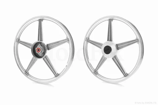 Диск колеса передній 18"-1.40 GS125/150 d12, литий, 5 променів, QT-012948