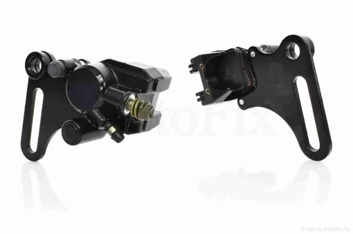 Супорт гальмівний TTR125 задній, однопоршневий "LIPAI" (чорний), QT-025651