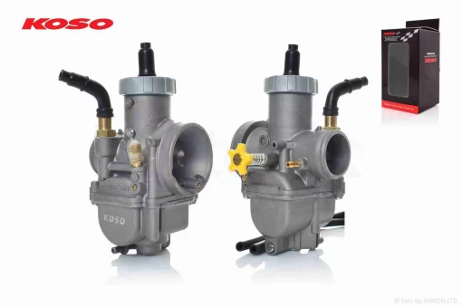 Карбюратор універсальний 28mm, підкачування під трос "KOSO" (KEIHIN), QT-013088