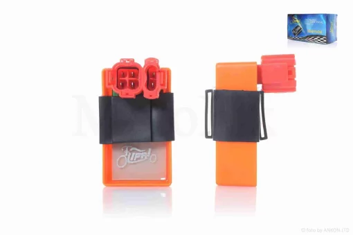 Комутатор GY6 50-150 "LIPAI" (помаранчевий, прозорий) , QT-020296