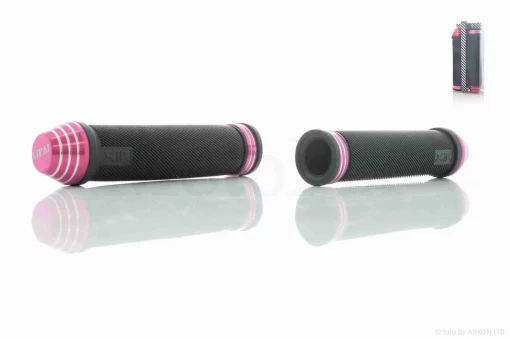 Грипси (ручки керма) універсальні #M1R "LIPAI" (рожеві), QT-025847