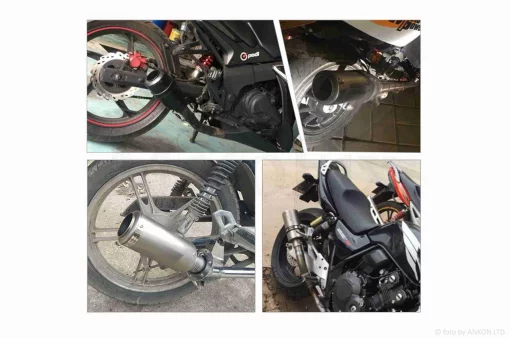 Глушник прямоток #XPT032, D51, чорний, QT-028118