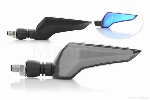 Повороти діодні пара #D-137 гнучка ніжка, блакитний габарит, QT-026171