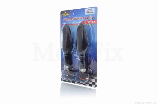 Повороты диодные пара #D-138 гибкая ножка, динамические, голубой габарит, QT-026172