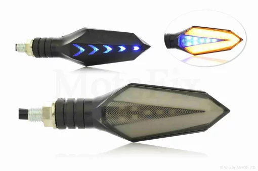 Повороти діодні пара #D-157 гнучка ніжка, з габаритом , QT-026182