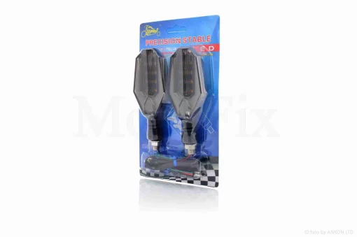 Повороти діодні пара #D-162 гнучка ніжка, динамічні, з габаритом, QT-026185