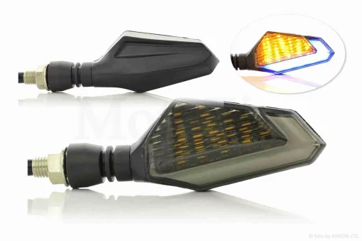 Повороти діодні пара #D-156 гнучка ніжка, з габаритом, QT-026190