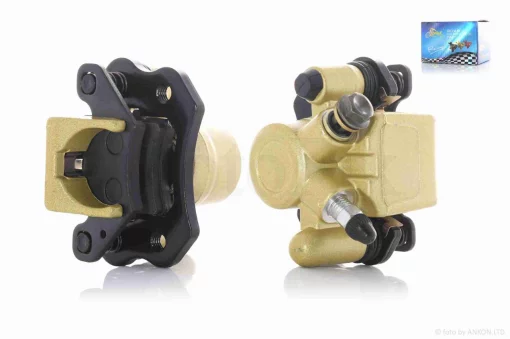 Суппорт тормозной ATV 110-125 однопоршневой, ухо вправо, QT-030765