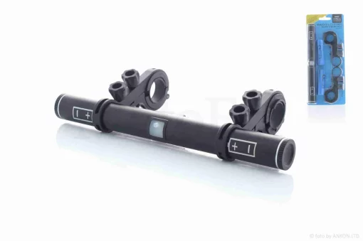 Стійка на кермо для навісного обладнання, PowerBank, USB, TYPE-C, чорна #YSJ-004, QT-033355