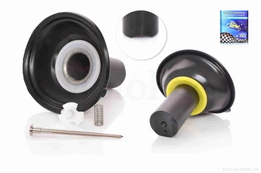 Мембрана карбюратора затворная GY6 80 18mm с выборкой +игла "LIPAI", QT-026711