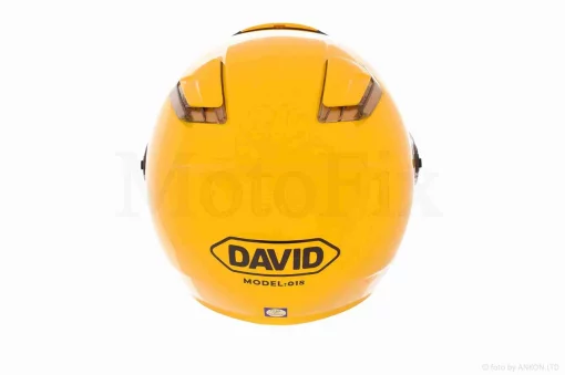 Шлем открытый "DAVID" (#D018, желтый, L, ABS), QT-032322