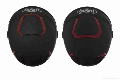 Шлем открытый "DAVID" (#D018, желтый, L, ABS), QT-032322