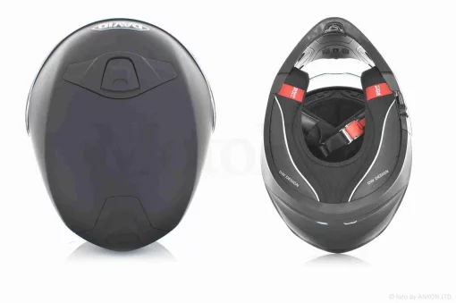 Шлем трансформер "DAVID" (#D809, черный матовый, XL, очки, ABS), QT-033504