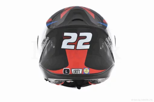 Шлем трансформер "DAVID" (#D809A, черный глянцевый, L, очки, ABS), QT-033505