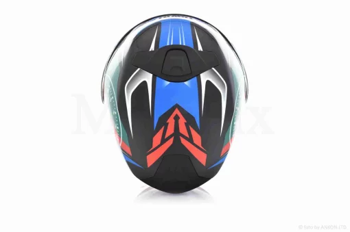 Шлем трансформер "DAVID" (#D809A, черный глянцевый, XL, очки, ABS), QT-033506