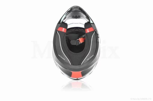 Шлем трансформер "DAVID" (#D809A, черный глянцевый, XL, очки, ABS), QT-033506