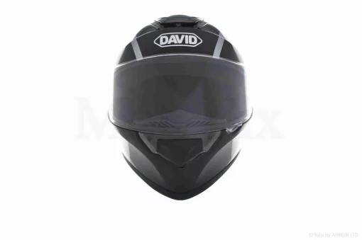Шлем интеграл "DAVID" (#D820D, черно-серо-красный, XL, ABS), QT-033526