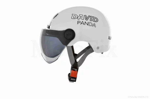 Шлем открытый подростковый "DAVID" (#315B, белый глянцевый, M-XL, ABS), QT-031379