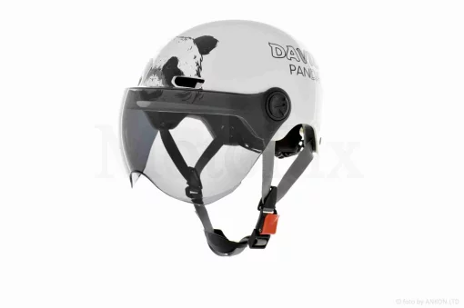 Шлем открытый подростковый "DAVID" (#315B, белый глянцевый, M-XL, ABS), QT-031379