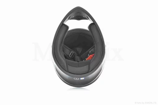 Шлем интеграл "DAVID" (#D820E, черно-красно-серый, XL, ABS), QT-031448