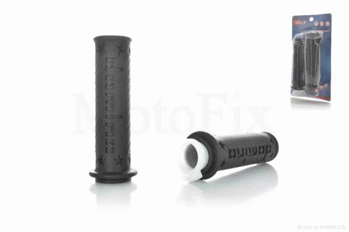 Грипси (ручки керма) універсальні #2 "DOMINO" (чорні), QT-033691