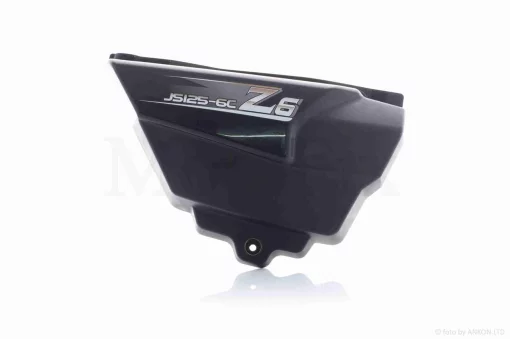 Пластик JIANSHE JS125-6C кришка АКБ, права, чорна, QT-033970