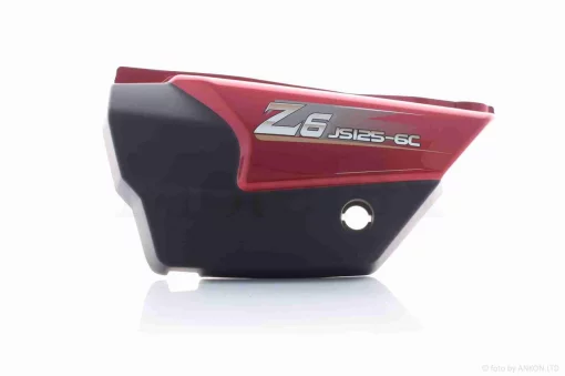 Пластик JIANSHE JS125-6C крышка бардачка, левая, красная, QT-033971