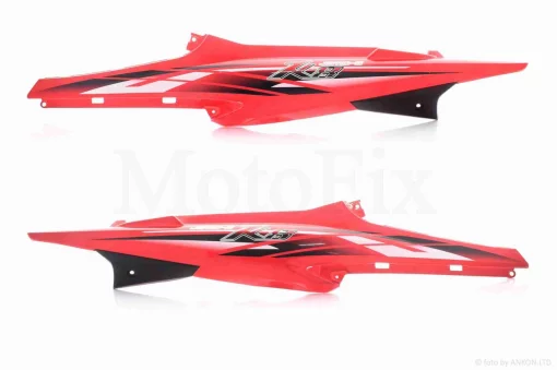 Пластик JS110-5 боковины, красный "JIANSHE", QT-033991