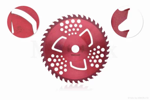 Ніж коси 40T D230 d25.4 побідит #СОКОЛ-3T (червоний), QT-028388